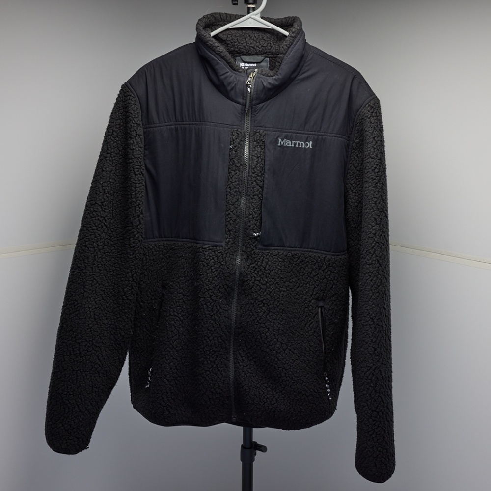 Large Marmot Wiley Polartec Fleece Jacket - Men's RN 79448